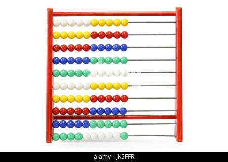 Childrens abacus on bright background Stock Photo