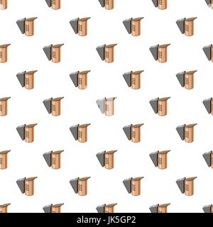 Beekeeping smoker pattern Stock Vector