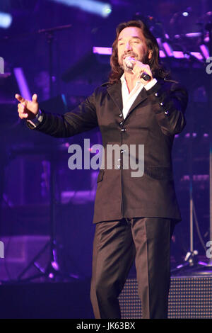 MIAMI, FL - AUGUST 3, 2012: Marco Antonio Solis performs during the Gigant3s concert featuring, Marc Anthony, Chayanne and Marco Anotonio Solis at the American Airlines Arena in Miam, Florida. August 3, 2012. © Majo Grossi/MediaPunch Inc. Stock Photo