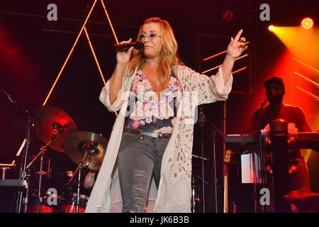 Freiburg, Germany, 21th July 2017, ZMF Zelt-Musik-Festival Featuring Anastacia Credit mediensegel.de/Alamy Live News Stock Photo