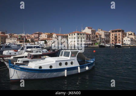 Italy, Sardinia, Northern Sardinia, Isola Maddalena, La Maddalena, Cala Gavetta harbor Stock Photo