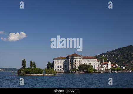 Italy, Piedmont, Lake Maggiore, Stresa, Borromean Islands, Isola Bella, Palazzo Borromeo Stock Photo