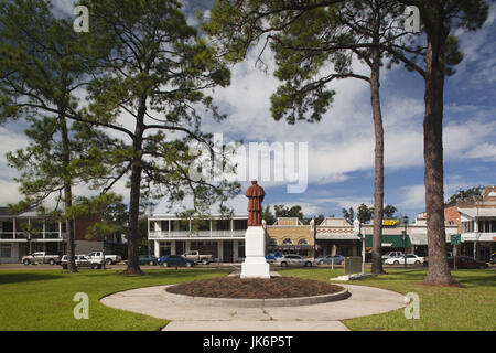 USA, Louisiana, Cajun Country, St. Martinville, Main Street, downtown Stock Photo