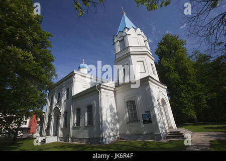 Latvia, Western Latvia, Kurzeme Region, Tukums, Russian Orthodox Church, b. 1871 Stock Photo