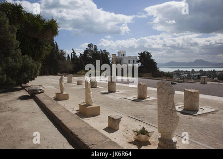 Tunisia, Tunis, Carthage, Byrsa Hill, sculpture park Stock Photo