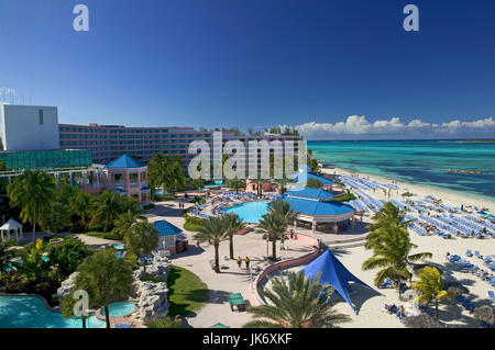 Karibik, Bahamas, Hotelanlage, Traumstrand, Ozean Stock Photo
