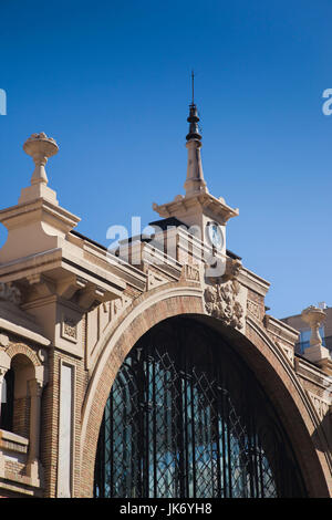 Spain, Aragon Region, Zaragoza Province, Zaragoza, Central Market detail Stock Photo