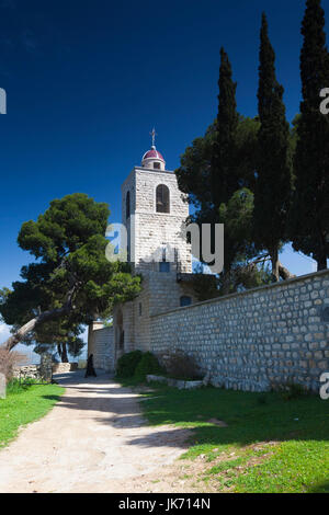 Israel, The Galilee, Mount Tabor, site of the biblical transfiguration, Greek Orthodox Convent Stock Photo