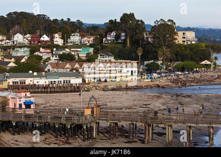 USA, California, Central Coast, Capitola, Capitola Pier Stock Photo