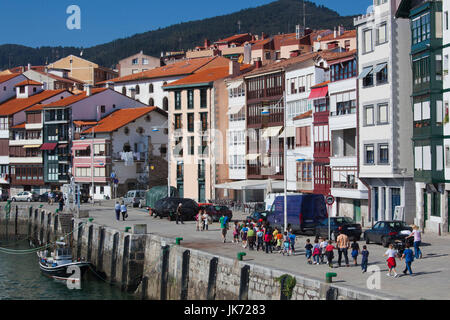 Spain, Basque Country Region, Vizcaya Province, Lekeitio, the harbor Stock Photo