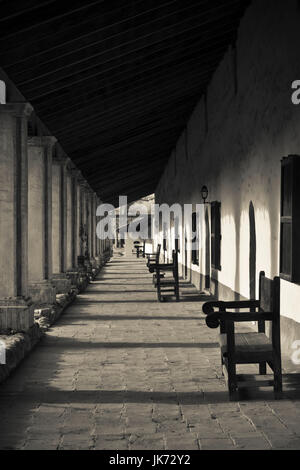 USA, California, Southern California, Lompoc, La Purisima State Historic Mission Park, exterior Stock Photo