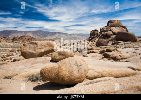 USA, California, Eastern Sierra Nevada Area, Lone Pine, landscape of the Alabama Hills Stock Photo