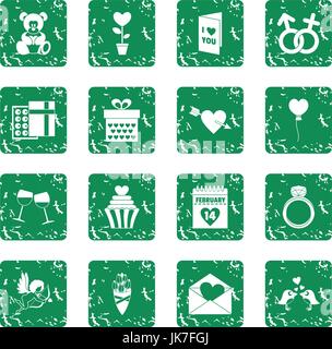 Grunge icon - Teddy love Stock Vector Image & Art - Alamy