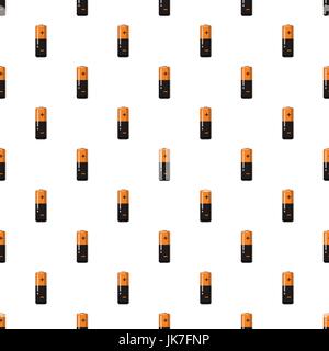 Battery pattern seamless Stock Vector