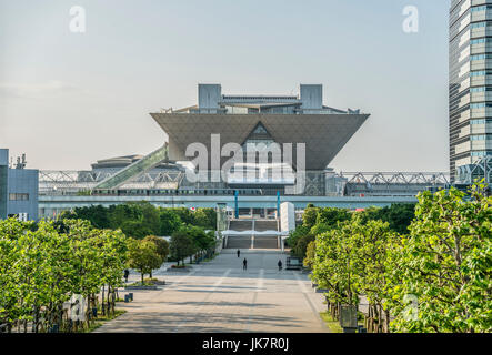 Tokyo Big Sight is officially known as Tokyo International Exhibition Center a convention and exhibition center in Tokyo, Japan Stock Photo