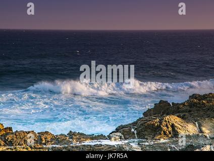 Evening landscape at the Tsitsikamma National Park and the Otter Trail in South Africa during summer Stock Photo