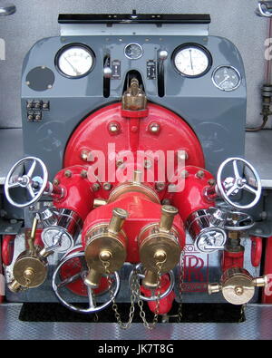 Strathclyde fire brigade preservation group  society vintage fire equipment and engines show Stock Photo