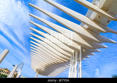 Palmeral de las Sorpresas, Malaga, Andalusia, Spain Stock Photo