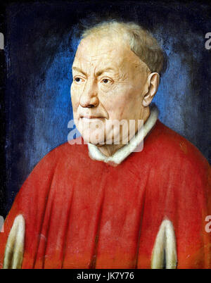 Cardinal Albergati, Eyck, Jan van Stock Photo - Alamy