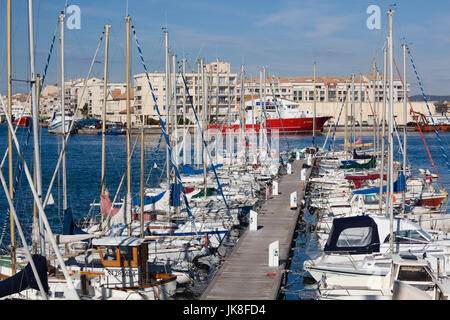 France, Languedoc-Roussillon, Herault Department, Sete, port view Stock Photo