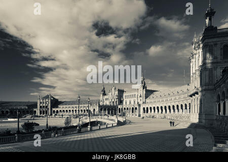 Spain, Andalucia Region, Seville Province, Seville, buildings of the Plaza Espana Stock Photo