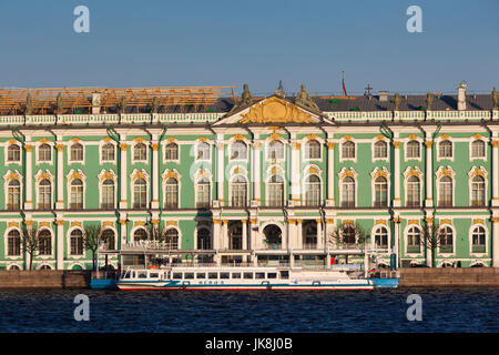 Russia, Saint Petersburg, Center, Winter Palace and Hermitage Museum Stock Photo