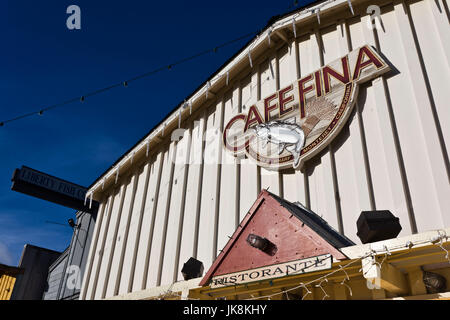 restaurant seafood wharf esplanade western fishermans alamy california usa monterey coast central fisherman southend