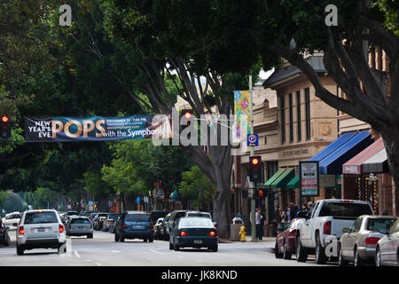 USA, California, Southern California, San Luis Obispo, Higuera Street, downtown Stock Photo