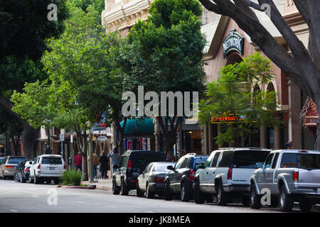 USA, California, Southern California, San Luis Obispo, Higuera Street, downtown Stock Photo