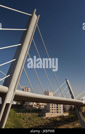 Jordan, Amman, Amman Suspension Bridge, morning Stock Photo