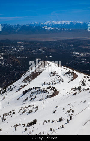 USA, California, Eastern Sierra Nevada Area, Mammoth Lakes, Mammoth Mountain Ski Area, view from Top of the Sierra Stock Photo