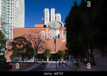 USA, California, San Francisco, SOMA, San Francisco Museum of Modern Art, SFMOMA, exterior Stock Photo