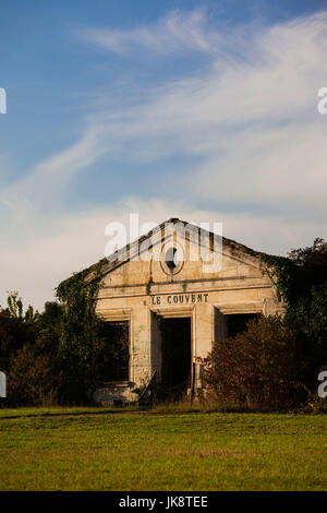 France, Aquitaine Region, Gironde Department, St-Emilion, wine town, ruins of Le Couvent Stock Photo