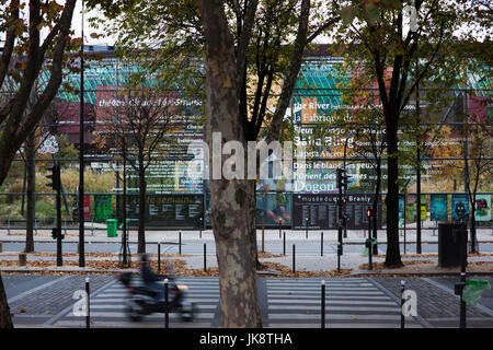 France, Paris, Musee du Quai Branly museum, exterior Stock Photo