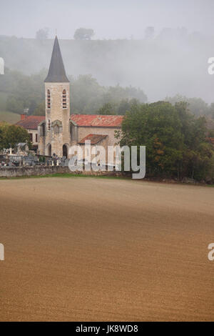 France, Midi-Pyrenees Region, Tarn Department, Livers-Cazelles, town church Stock Photo