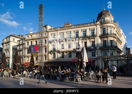 France, Languedoc-Roussillon, Herault Department, Montpellier, Place de la Comedie Stock Photo