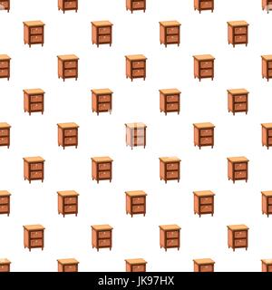Chest of drawers pattern Stock Vector
