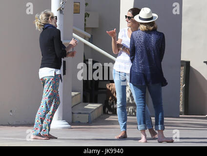 BRENTWOOD, CA - APRIL 3: Naomi Watts with her friends at the beach in Brentwood, California on April 3, 2014. Credit: John Misa/MediaPunch Stock Photo