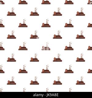 Factory building pattern Stock Vector