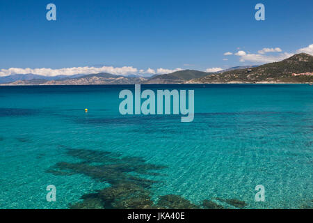 France, Corsica, Haute-Corse Department, La Balagne Region, Ile Rousse, water view Stock Photo