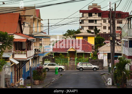 Dominica, Roseau, town view Stock Photo