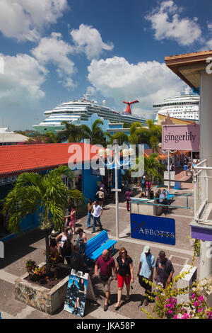 Antigua and Barbuda, Antigua, St. Johns, Heritage Quay, Cruiseship terminal shopping area, NR Stock Photo