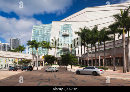 USA, Florida, Miami, Adrienne Arsht Center for the Performing Arts Stock Photo