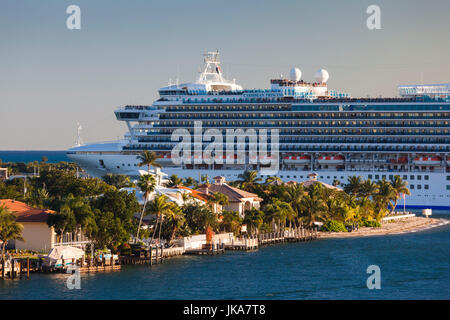 USA, Florida, Fort Lauderdale, Port Everglades, cruiseships Stock Photo