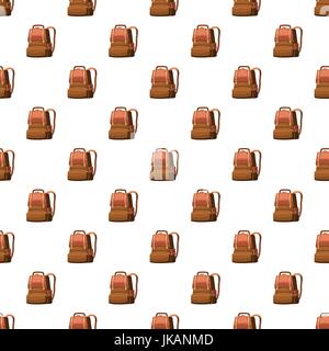 School bag pattern Stock Vector