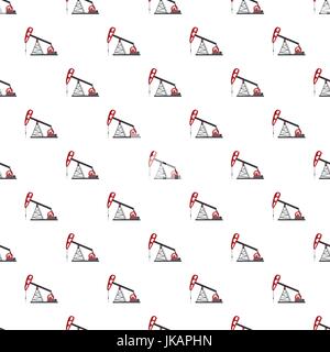 Oil rig pattern Stock Vector