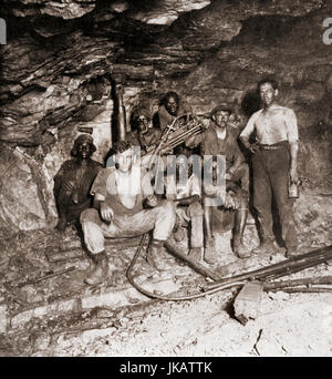 Black mine workers, South Africa Stock Photo: 65374754 - Alamy