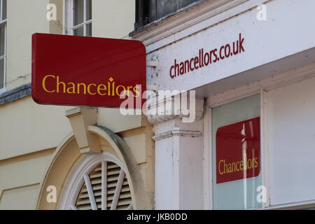 Chancellors Real Estate company office in Reading, UK Stock Photo