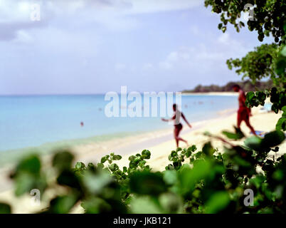 A view of the Caribbean sea at Sainte-Anne Beach. The village of Sainte Anne is the southernmost village on Martinique. Sainte Anne, Martinique. Easte Stock Photo