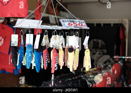 Japanese trinkets on sale Stock Photo